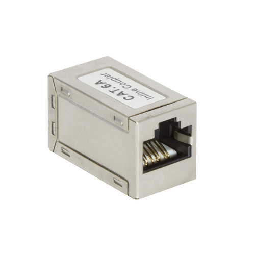 RJ45 Inline Coupler, Cat.6A, mini type, shielded – LogiLink