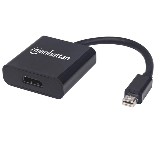 MINI DISPLAYPORT TO HDMI ADAPT- 19.5CM 4K/60HZ MALE/FEMALE BLACK – INTELLINET