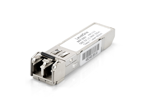 LevelOne 1.25G Transceiver- SX (MM 500m)- Duplex LC - 850nm VCSEL-Data Rate: 1.25Gbps-Single +3.3V Power Supply-RoHS Compliant and Lead-free-AC/AC Differential Electrical Interface-Compliant with Multi-Source Agreement(MSA)-Duplex LC Connector-Compliance – Digital Data Communications