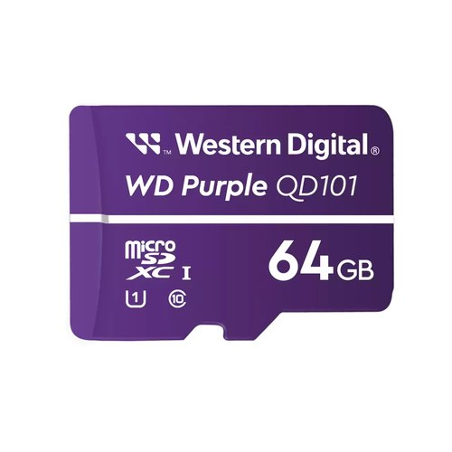 WD Purple 64GB SC QD101 microSD – Western Digital