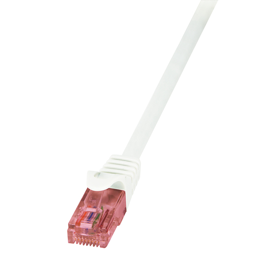 Patch Cable Cat.6 U/UTP BC white, 1,50m PrimeLine – LogiLink