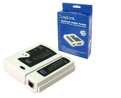Cabletester Network RJ45/RJ12/ – LogiLink