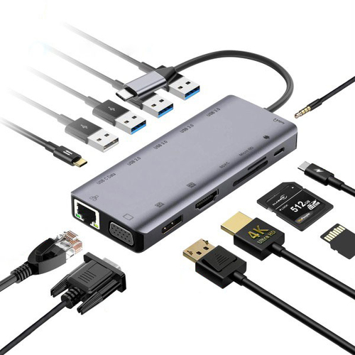 13 in 1 USB-C to HDMI Docking Station – Cablenet