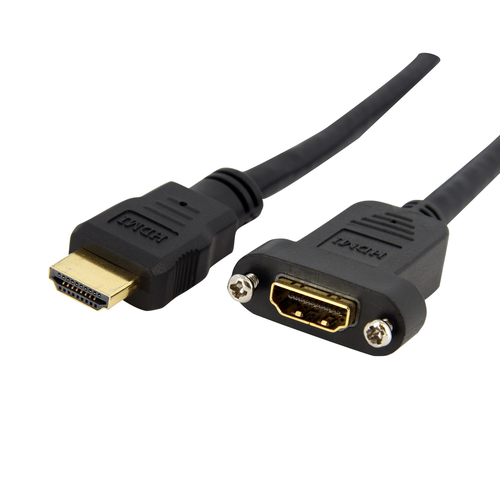 StarTech.com 3 ft HDMI Panel Mount Cable – StarTech.com
