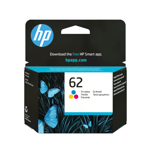 HP 62 TRI COLOR INK CARTRIDGE 165 PAGES – HP Inc