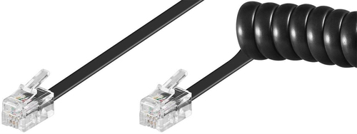 RJ10-RJ10 2M M/M BLACK – MicroConnect