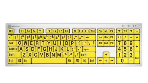 Extra Large Print keyboard for the Visually Impaired – LogicKeyboard