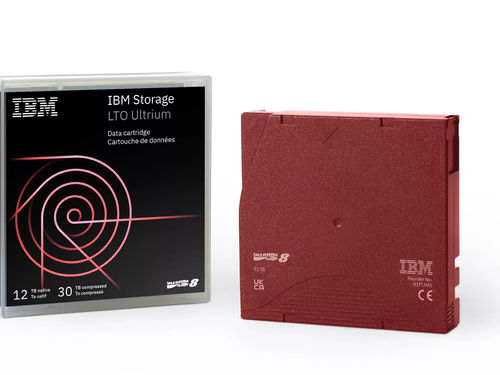 IBM Ultrium LTO 8 Data Cartridge 12TB / 30TB – IBM