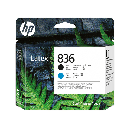 HP 836 - Black, cyan - original - Latex - printhead - for Latex 700, 700 W, 800, 800 W – HP Inc
