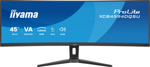 44.5IN CURVED VA PANEL 5120X1440 75HZ 2MS 450CD/M 3000: – Iiyama