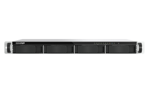 1U 4-bay 3.5 SATA + 3 x E1.S/PCIe M.2 2280 short depth 12in rackmount NAS – Qnap