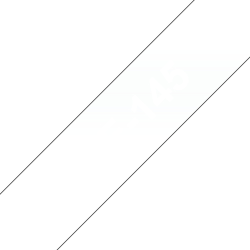 TZ-145 LAMINATED TAPE 18MM WHITE ON CLEAR – Brother