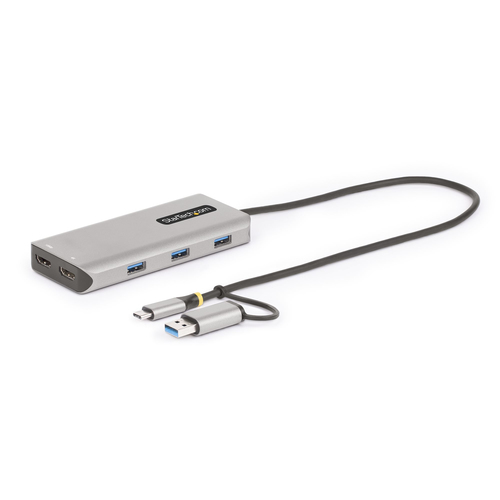 USB-C / USB-A MULTIPORT ADAPTER 3-PORT USB HUB MINI TRAVEL DOCK – StarTech.com