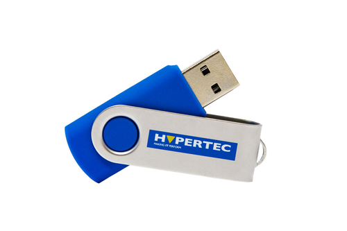 Hypertec USB3.0 8GB Swivel HyperDrive - Standard USB Flash Drive for file- picture and data storage – Hypertec