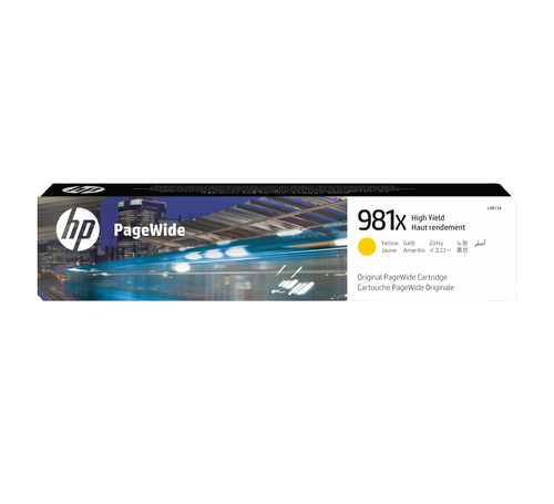 INK CARTRIDGE 981X YELLOW HIGH YIELD – HP Inc