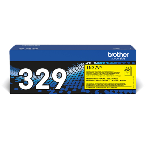 TN-329Y TONER CARTRIDGE YELLOW F/ HL-L8350CDW 6000PGS – Brother