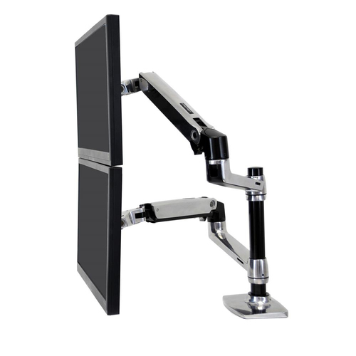LX DUAL STACKING ARM NOTEBOOK TFT OR 2X TFT – Ergotron