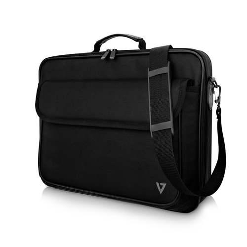 ESSENTIAL FRONTLOAD 16IN NOTEBOOK CARRYG CASE BLK – V7