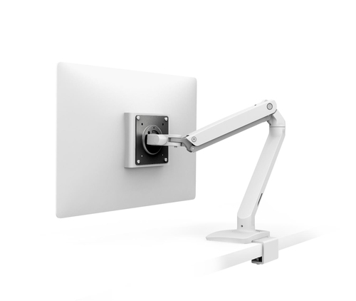 Ergotron MXV Desk Monitor Arm - Bevestigingskit - voor LCD-scherm (instelbare arm) - staal - wit - schermgrootte: maximaal 34 - te monteren op bureau – Ergotron