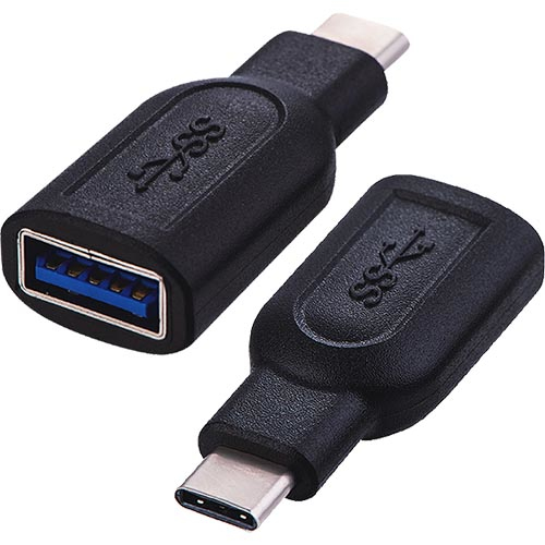 USB 3.1c Male - USB3.0 Type A Female Black Adaptor – Cablenet