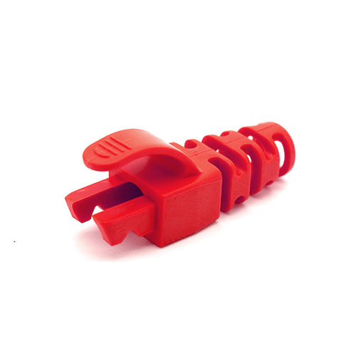 RJ45 Snagless Strain Relief Flush Boot Red 6.5mm – Cablenet