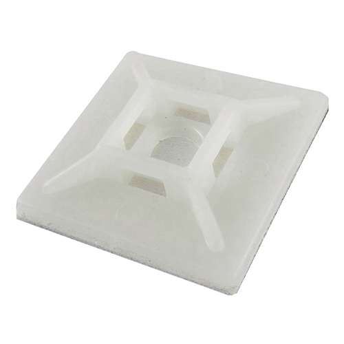 Cabletie Base 28mm x 28mm Neutral (PK 100) – Cablenet