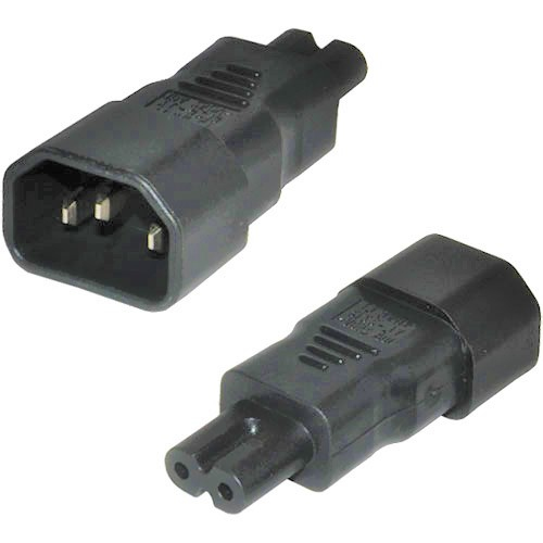 IEC Male C14 - Figure of 8 C7 Power Adaptor – Cablenet