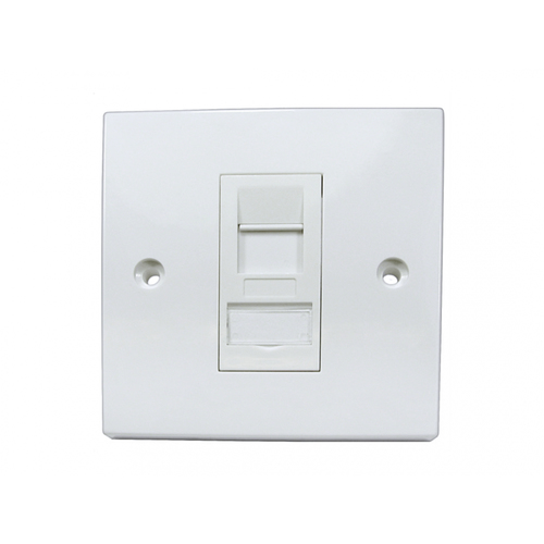 CDL 1 Port Cat6a Faceplate – Cables Direct