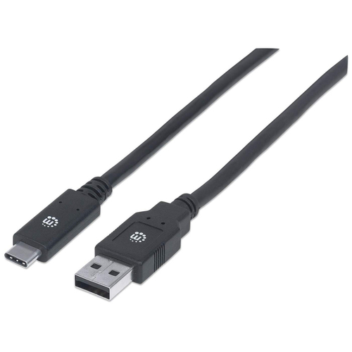 USB-C TO USB-A CABLE 2M- MALE/MALE 5GBPS (USB 3.0) BLACK – INTELLINET