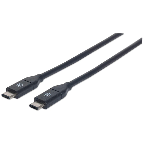 USB-C CABLE 50CM MALE/MALE- 10GBPS BLACK POLYBAG – INTELLINET