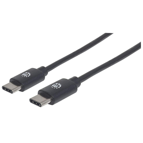 USB-C CABLE 3M MALE/MALE- 480MBPS (USB 2.0) BLACK POLYBAG – INTELLINET