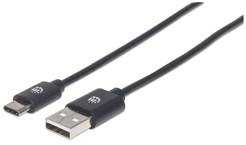 USB-C TO USB-A CABLE 3M- MALE/MALE 480MBPS (USB 2.0) BLAC – INTELLINET