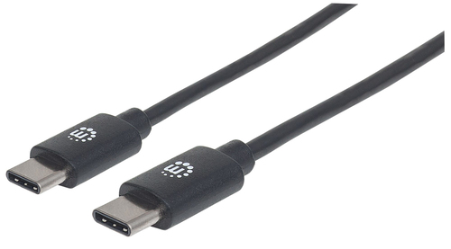 USB-C CABLE 2M MALE/MALE- 480MBPS (USB 2.0) 3A BLACK BAG – INTELLINET