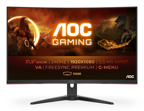 AOC C32G2ZE 31.5 INCH Curve FHD 240Hz Fsync – AOC