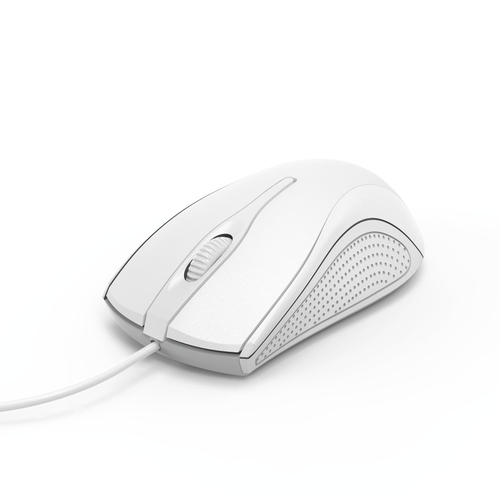 Hama MC-200 Wired Optical Mouse 1000 DPI USB 3 Buttons White – Hama