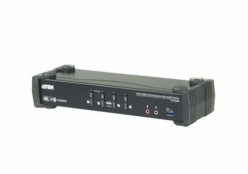 4-Port USB3.0 4K DisplayPort KVMP Switch with build-in MST hub – ATEN