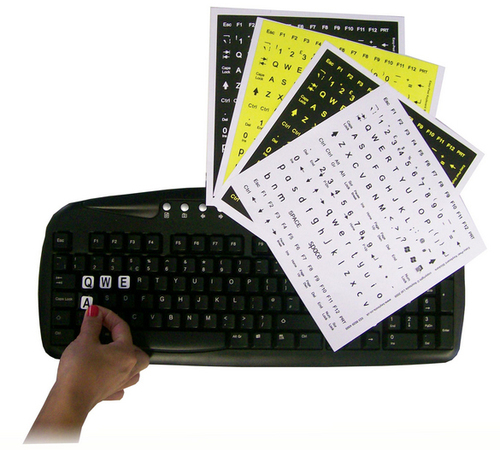 Keytools Large Print Stickers - 4 versions.. – Keytools