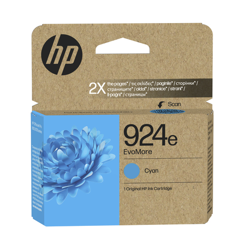 HP 924e EvoMore Cyan Org Ink Cartridge – HP Inc
