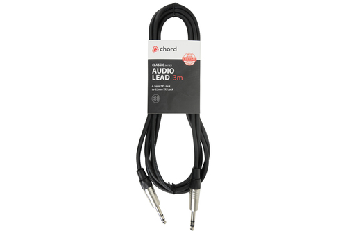 3M 6.3mm TRS JACK to 6.3mm TRS JACK lead – chord