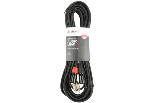 CLASSIC TWIN RCA to 2 XLRM LEADS – chord