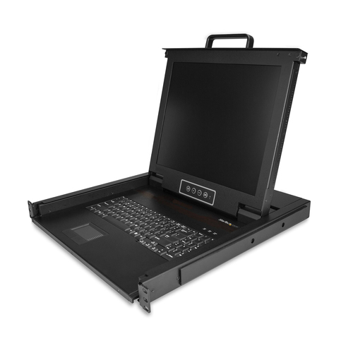 1-PORT RACKMOUNT KVM CONSOLE 17 LCD-MOUNT PARTS/CABLE CL – StarTech.com