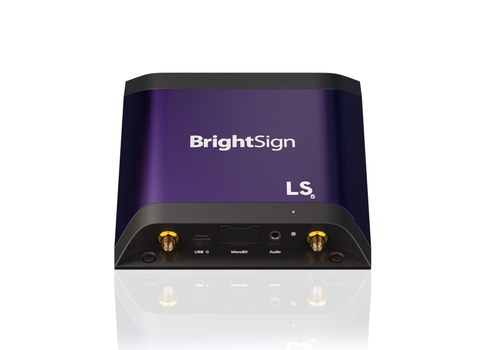 LS445 Media Player - H.265 Full HD HTML5 graphics & digital audio ideal for looping video simple HTML5 widgets and animation and single touchscreen experiences – Brightsign