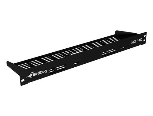 Rackmount for 2x 4K Encoders/Decoders in 1RU Black – BirdDog