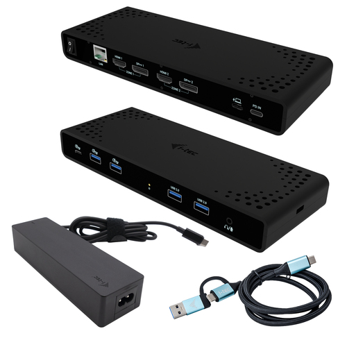 i-tec Universal Dual 4K Dock PD 85W incl – ITEC
