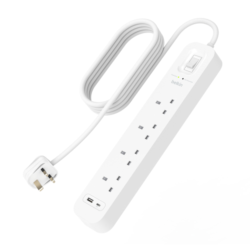 SURGE PROTECTION WITH USB C 4 OUTLET – Belkin Components