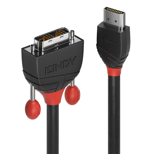 2M HDMI TO DVI-D CABLE B BLACK LE – Lindy