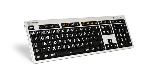 Extra Large Print Apple Alba keyboard for the Visually Impaired – LogicKeyboard