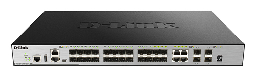 20-port SFP Layer 3 Stackable Managed Gigabit Switch including 4-port Combo 1000BaseT/SFP plus 4 10GE SFP+ – D-Link Systems
