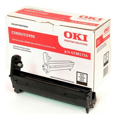 Black Image Drum for C5800 C5900. 20000 pages – OKI