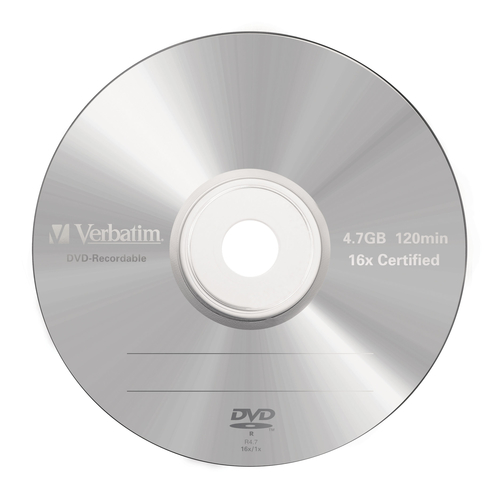 Verbatim DVD-R Matt Silver 5PK – Verbatim